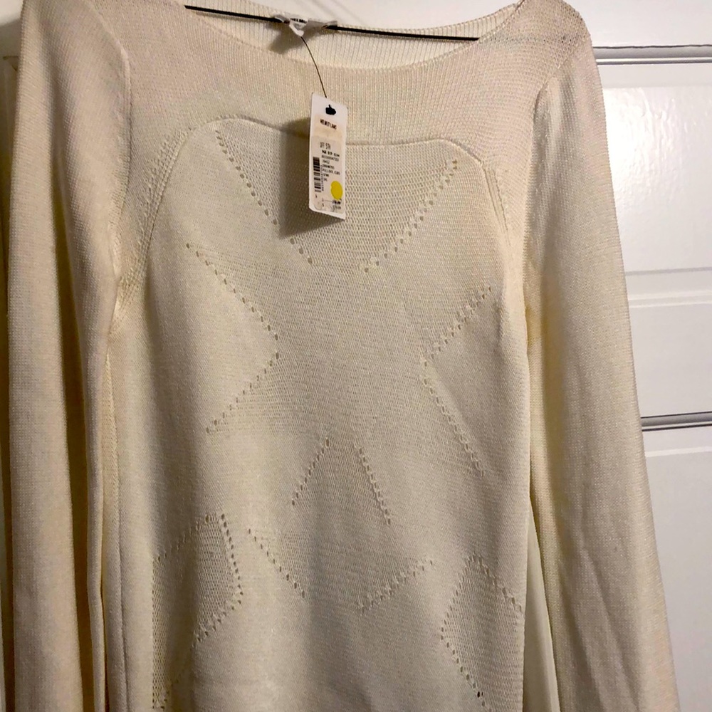 Helmet Lang white / cream size s new sweater